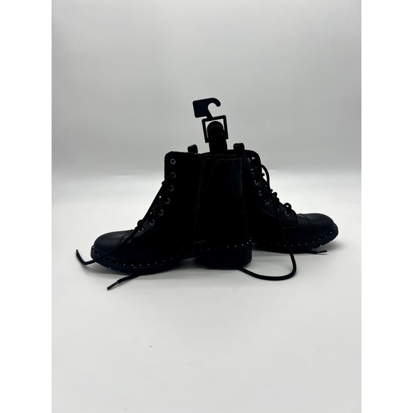 Wonder Nation Black Combat Boots NWOT - Picture 5 of 10